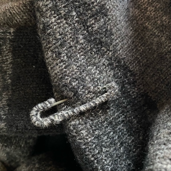 EILEEN FISHER WOOL SILK OMBRE WATERFALL DRAPED OPEN CARDIGAN WARM SWEATER XS-S - Picture 10 of 10